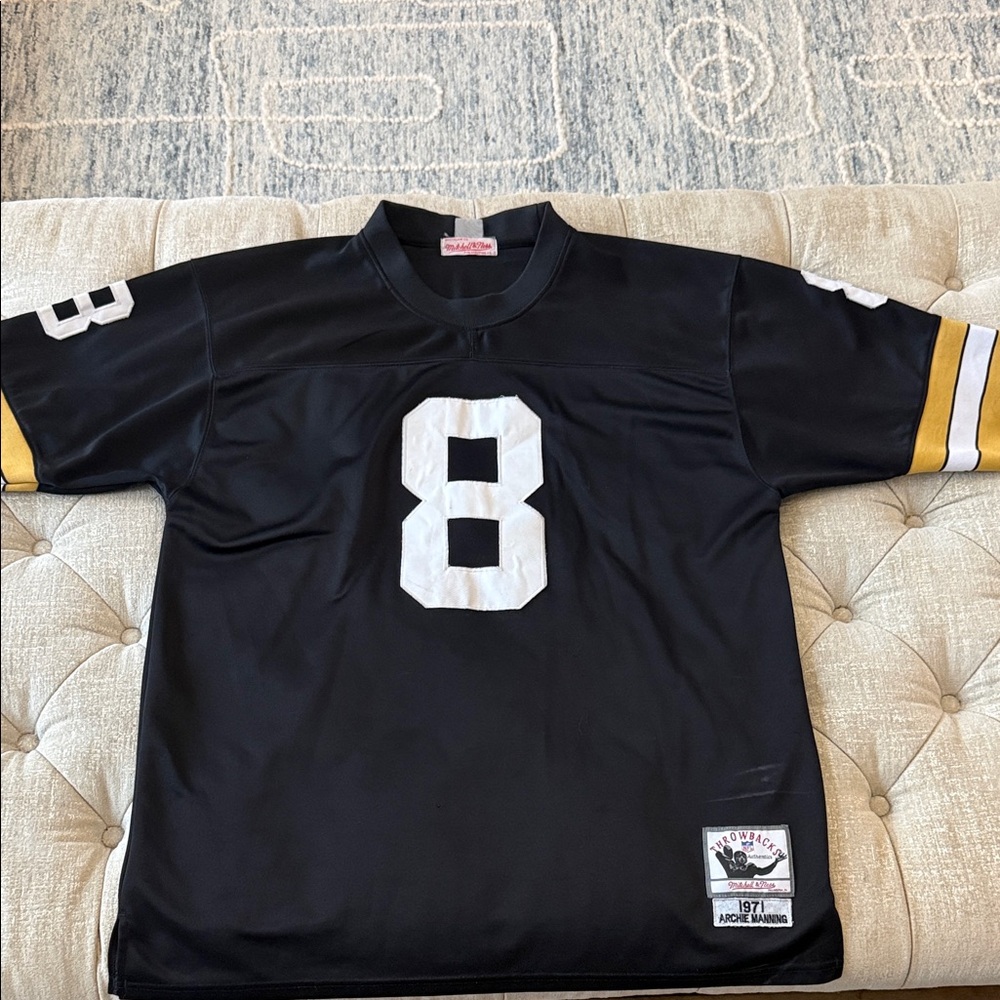 Mitchell & Ness throwback Archie Manning‎ Jersey Saints 8